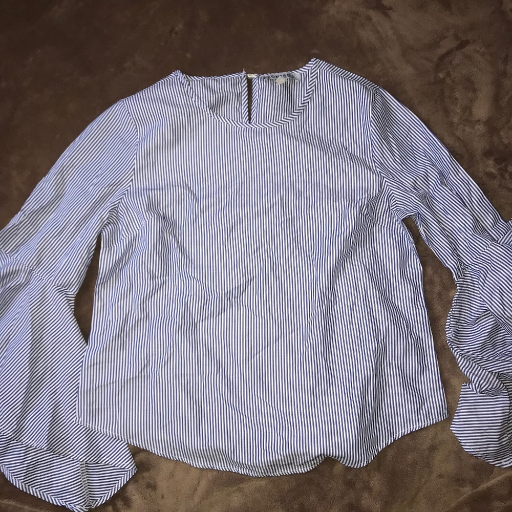 striped blouse